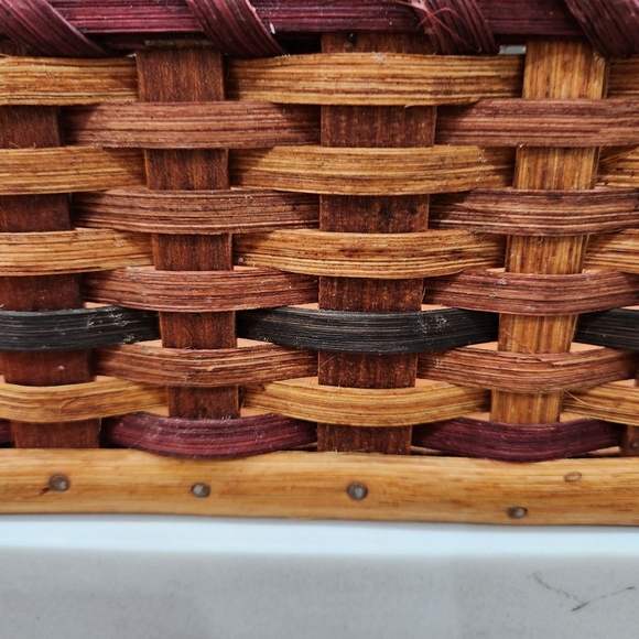AMISH HANDMADE WOVEN BASKET IN REGENSBURG PENNSYLVANIA - Picture 4 of 6